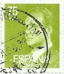 Stamps : Europe : Spain :  SERIE BÁSICA JUAN CARLOS I. Ia SERIE. VALOR FACIAL 75 Pts. EDIFIL 2603