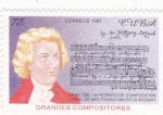 Stamps Cuba -  GRANDES COMPOSITORES-MOZART