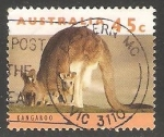 Stamps Australia -  Kangaroo-Canguro