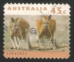 Sellos de Oceania - Australia -  Kangaroo-Canguro