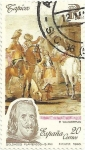 Stamps Spain -  PATRIMONIO ARTÍSTICO NACIONAL. TAPICES. SOLDADOS FLAMENCOS. EDIFIL 3087