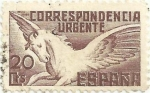 Stamps : Europe : Spain :  PEGASO. TIPO DE 1937, SIN PIE DE IMPRENTA. EDIFIL 861