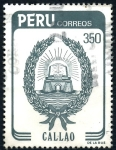 Sellos de America - Per -  PERU_SCOTT 814.01 ESCUDO CIUDAD DE CALLAO. $0,45