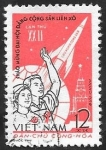 Sellos de Asia - Vietnam -  Conquista espacial