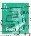 Stamps : Europe : Spain :  SERIE BÁSICA JUAN CARLOS I. Ia SERIE. VALOR FACIAL 6 Pts. EDIFIL 2392