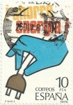 Stamps : Europe : Spain :  AHORRO DE ENERGIA. ELECTRICIDAD. EDIFIL 2510