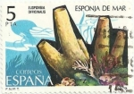 Stamps : Europe : Spain :  FAUNA. INVERTEBRADOS. ESPONJA DE MAR, Spongia officinalis. EDIFIL 2531