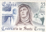 Sellos de Europa - Espaa -  CENTENARIO DE SANTA TERESA (29)