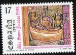 Stamps Spain -  3252- Año Santo Jacobeo. Traslación del cuerpo de Santiago a Galicia desde Palestina.