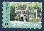 Sellos del Mundo : America : Saint_Lucia : Navidad 2005 - Iglesia de la Purificación de la Santísima Virgen