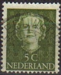 Stamps Netherlands -  HOLANDA Netherlands 1949 Scott 306 Sello Reina Juliana Usado