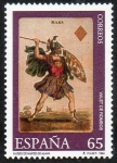 Stamps Spain -  3320 -  Museo de Naipes. Valet de rombos baraja inglesa de 1828.