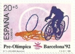 Sellos de Europa - Espaa -  BARCELONA´92. IIa SERIE PRE-OLÍMPICA. Nº 7, CICLISMO. EDIFIL 2996