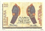 Stamps Spain -  CENTENARIO CREACIÓN CUERPO DE CORREOS. UNIFORMES DE DIARIO Y DE GALA. EDIFIL 2998