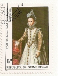 Sellos del Mundo : Africa : Guinea_Bissau : Pintores. Coello (Infanta Isabel Clara Eugenia)