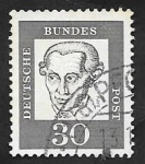 Stamps Germany -  227 - Emmanuel Kant 