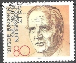 Stamps Germany -  Karl Carstens (1914-1992), Presidente de la RFA a partir de 1979-1984.