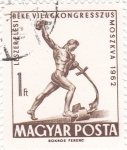 Stamps Hungary -  CONGRESO MUNDIAL DE LA PAZ Y EL DESARME-MOSCU-62