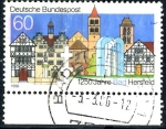 Stamps Germany -  ALEMANIA_SCOTT 1454.02 1250º ANIV. BAD HERSFELD. $0,3