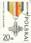 Stamps Poland -  45 ANIVERSARIO DEL EJÉRCITO POPULAR. CRUZ BATALLA LENINO. YVERT PL 2972