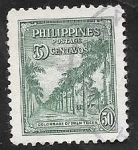 Stamps Philippines -  Colonnade of PalmTrees