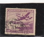 Stamps Chile -  LINEA AEREA NACIONAL