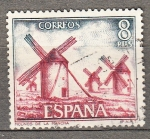 Stamps Spain -  Molinos de la Mancha (985)