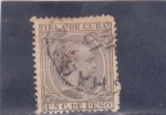 Stamps Cuba -  Alfonso XIII (pelon)