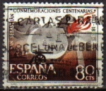 Stamps Spain -  ESPAÑA 1963 1517 Sello Conmemoraciones de San Sebastián Incendio de 1813 usado