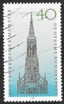 Stamps Germany -  784 - 600 Anivº de la colocación de la 1ª piedra de la Catedral de Ulm