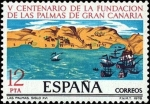 Sellos del Mundo : Europa : Espaa : V Centº Fundación Las Palmas de Gran Canaria