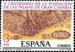 Sellos del Mundo : Europa : Espaa : V Centº Fundación Las Palmas de Gran Canaria