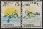 Sellos de America - Honduras -  NATACION   Y   WATER  POLO