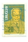 Stamps : America : Uruguay :  DR. SANDRO PERTINI