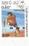 Stamps Laos -  JUEGOS OLÍMPICOS DE LOS ANGELES,84