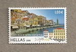 Stamps : Europe : Greece :  Paisaje de Grecia