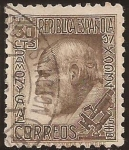 Stamps Spain -  Santiago Ramón y Cajal  1934  30 cents