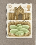 Stamps United Kingdom -  Cisnes