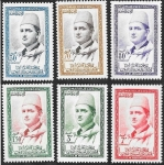 Stamps Morocco -  13 a 18 - Mohamed V