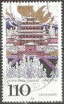 Stamps Germany -  Templo Puning en Chengde, Patrimonio de la Humanidad por la UNESCO.