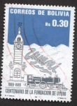 Stamps America - Bolivia -  Centenario de la fundacion de Uyuni - Potosi