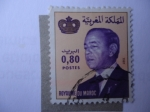 Sellos de Africa - Marruecos -  Hassan II - rey de Marruecos.