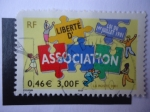 Stamps France -  Association