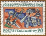 Stamps Italy -  Cincuentenario de la Victoria