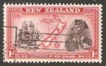 Stamps New Zealand -  Endeavour