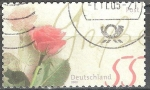 Stamps Germany -  Sello de los saludos. Rose.