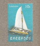 Sellos de America - Barbados -  Catamarán