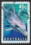 Stamps Australia -  Delfin