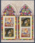 Stamps Spain -  Navidad 2001  HB  conjunto con Alemania