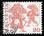 Stamps Switzerland -  Suiza-cambio